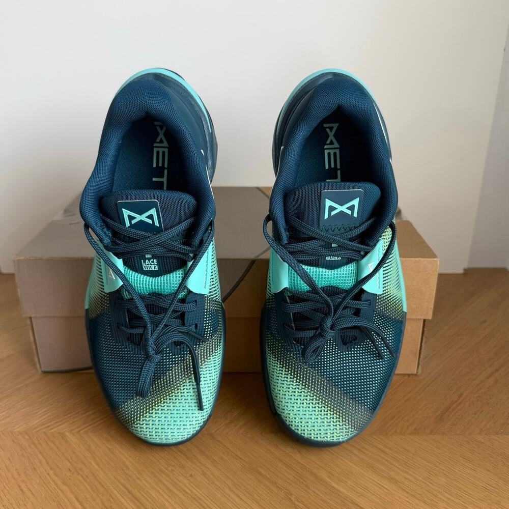 Nike Metcon 10 ‘Midnight Turquoise’ Women Running Sneakers- SZ 8 - Picture 9 of 11